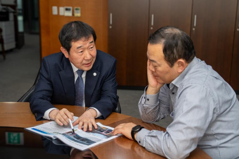 이재영 증평군수, 신동리 통로박스 현안 해결 총력