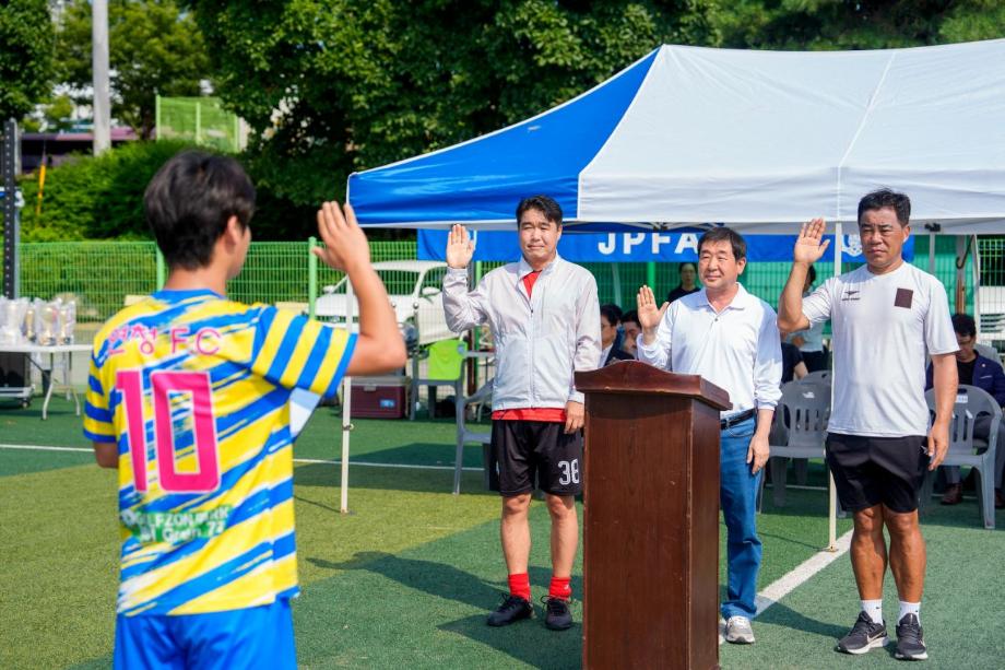 폭염보다 더 뜨거운 증평 축구인들의 열기