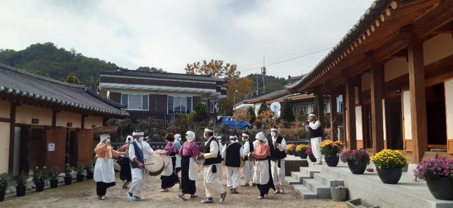 가을맞이 중양절 행사와 장뜰두레농요 시연