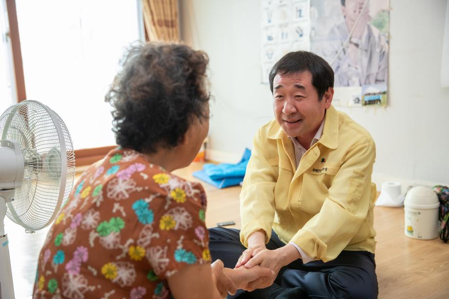 폭염대비 경로당 및 독거노인 가정방문