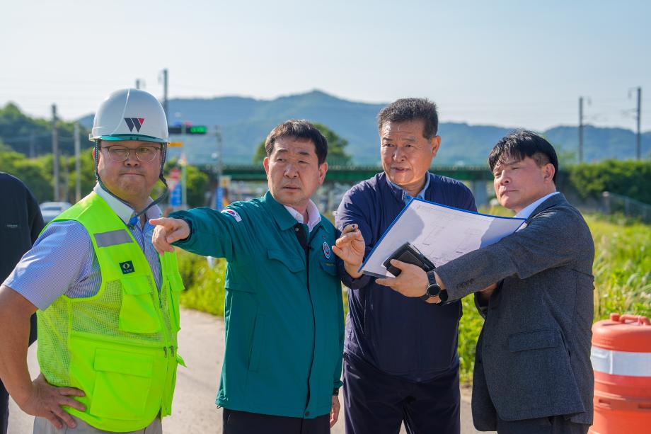 우진산전 공사현장점검