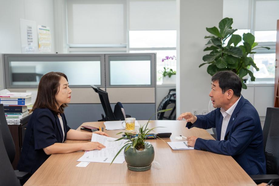 행정안전부 지방재정국장 면담