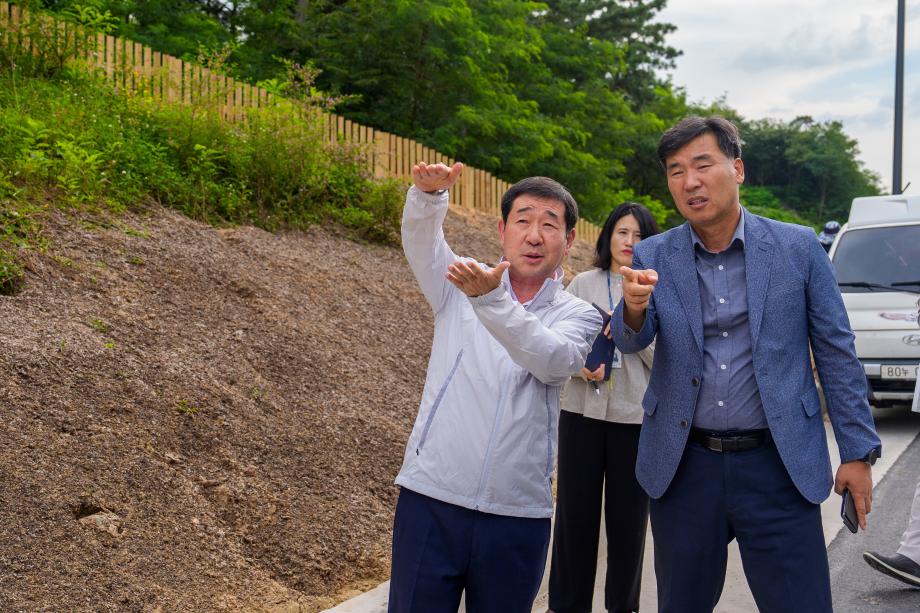 충청내륙고속화도로 1-1공구 개통점검