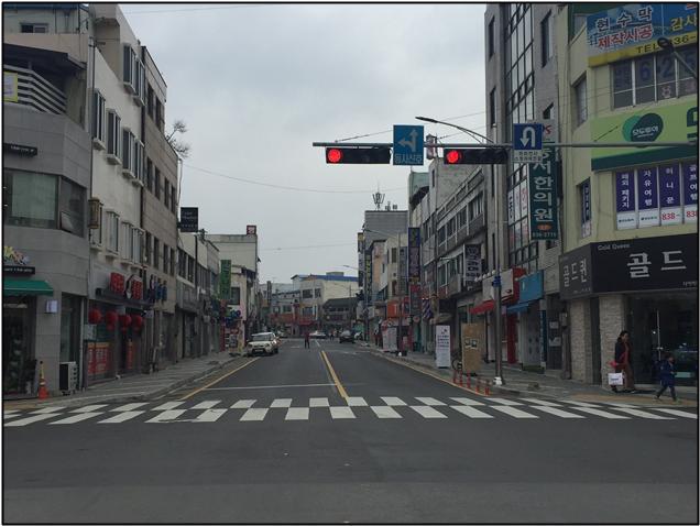 증평읍 광장로 전선 지중화사업 완료 - 보행공간 넓히고 도시미관 개선 -