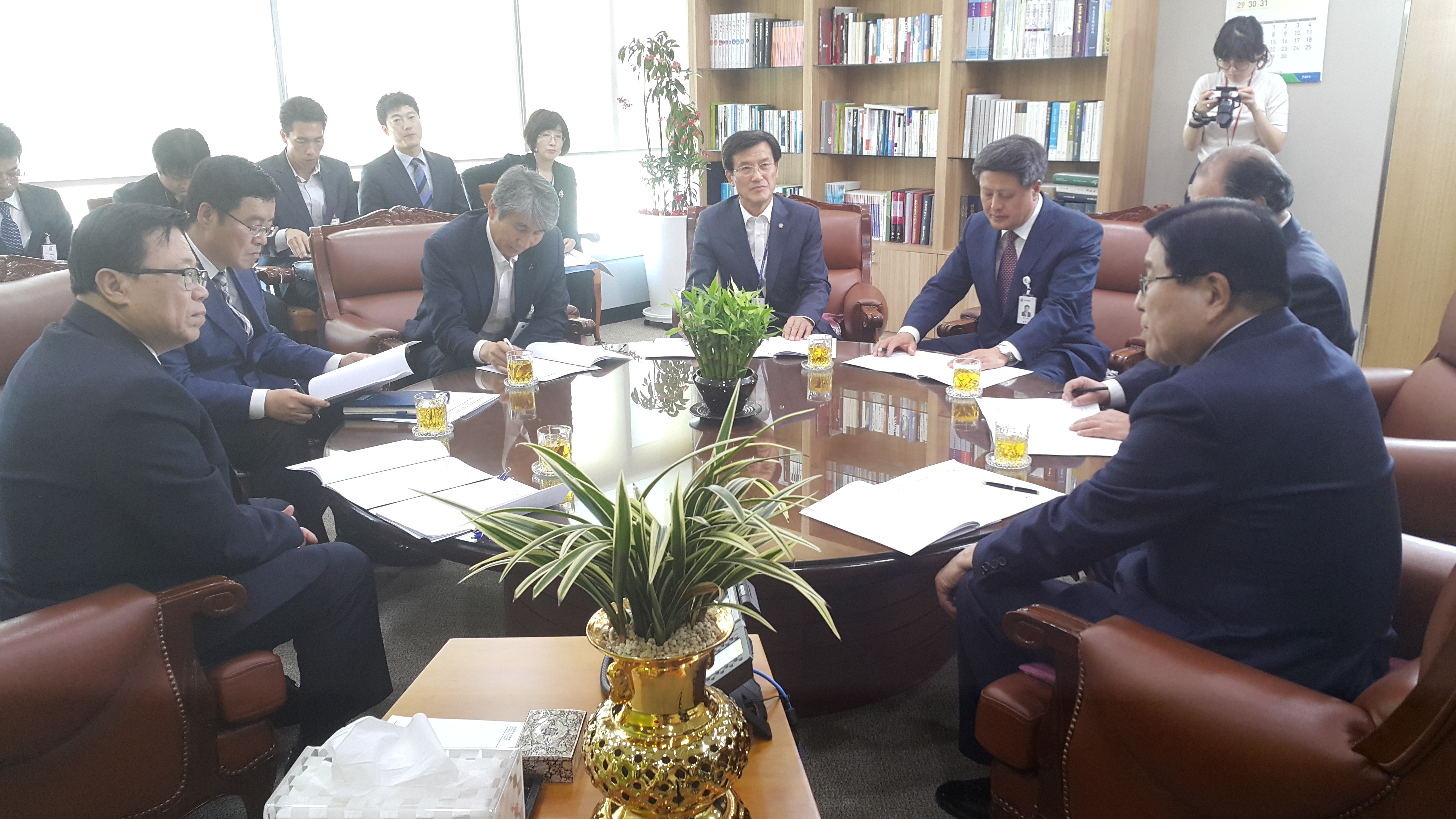 홍성열 증평군수, 전국농어촌지역군수협의회와 농림축산식품부 장관 방문