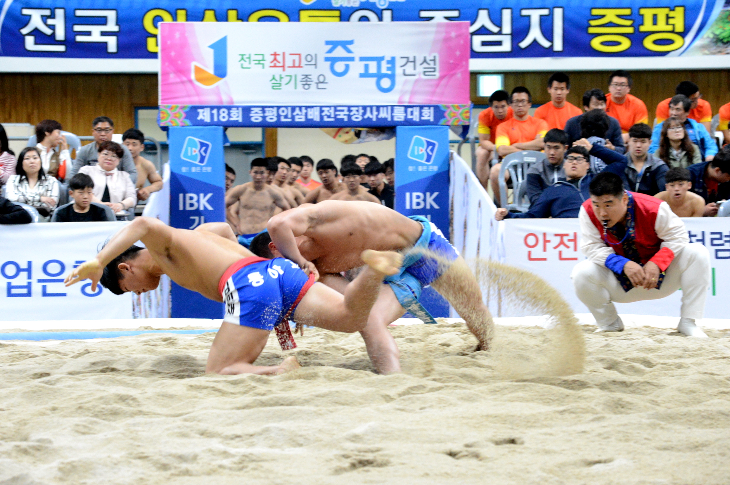 제18회 증평인삼배전국씨름대회 명장면-2(14일)