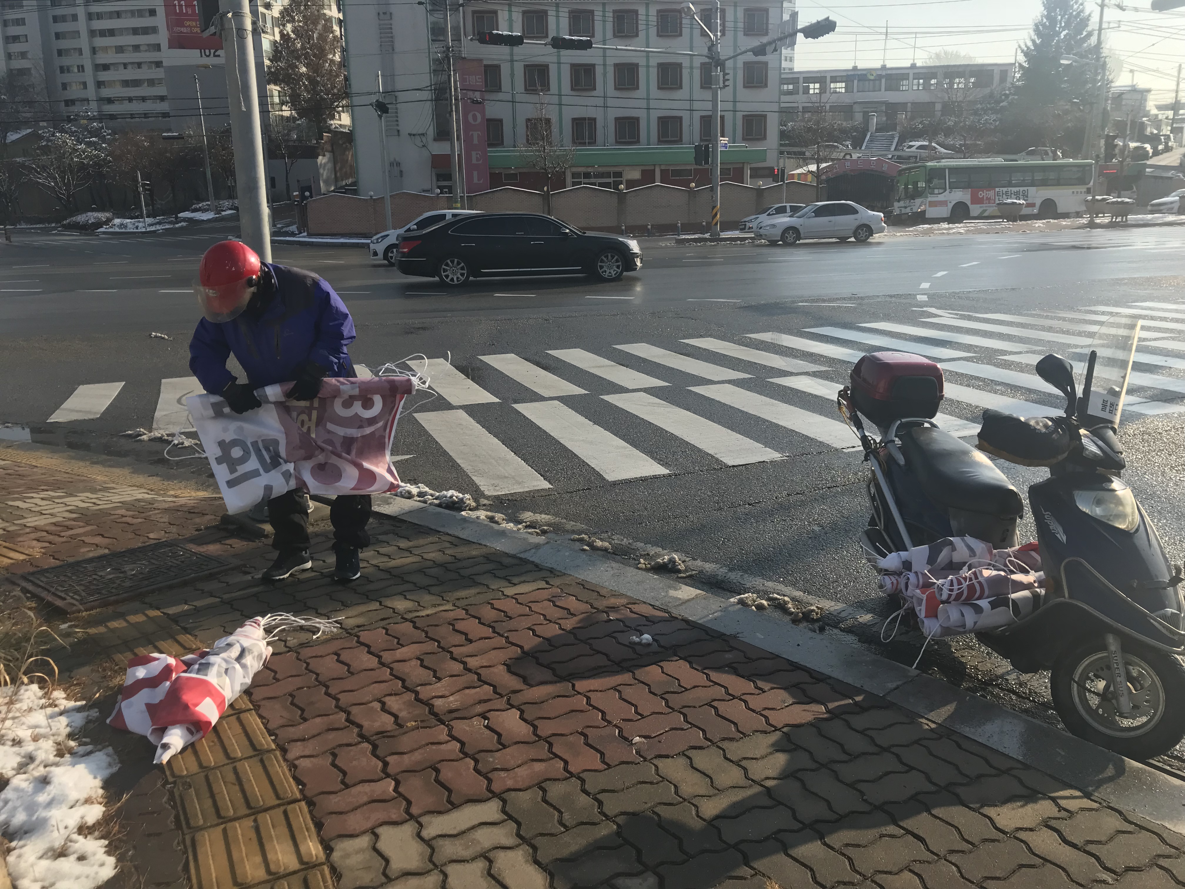 증평군, 청결한 거리 미관 조성에 나서