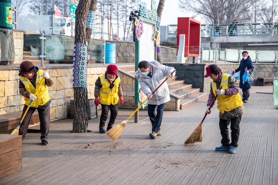 증평군, 설맞이 국토대청결활동 실시