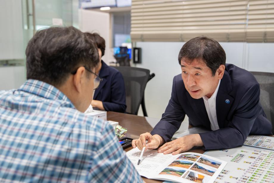 이재영 증평군수, 행정안전부에 특별재난지역 지정 적극 요청