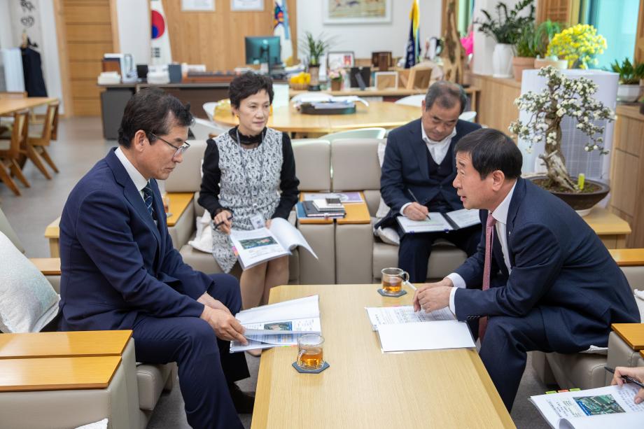 이재영 증평군수, 충북교육청 방문...지역 교육현안 해결위해 발로 뛰어