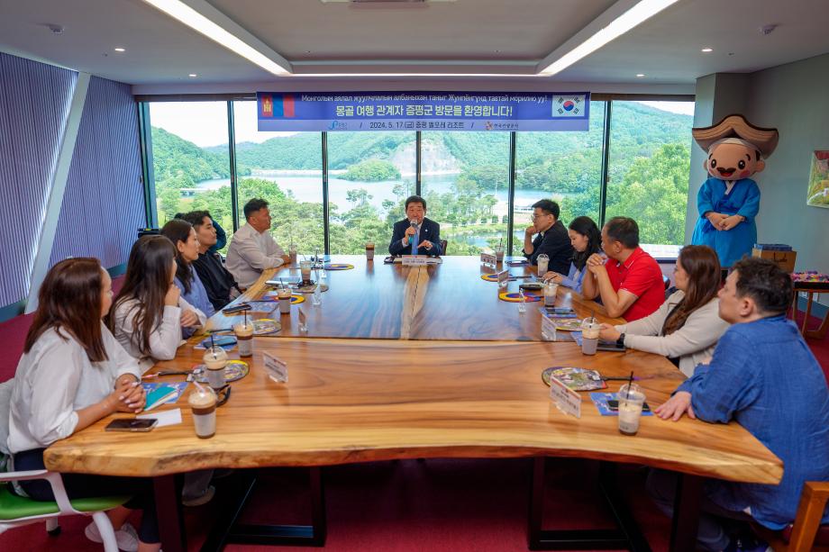 증평군, 외국인 관광객 모셔요...몽골, 필리핀 여행관계자 초청 팸투어