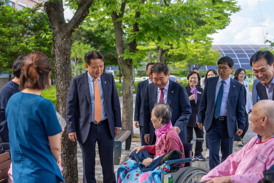 증평군, 김영환 충북도지사 방문 도정보고회 진행